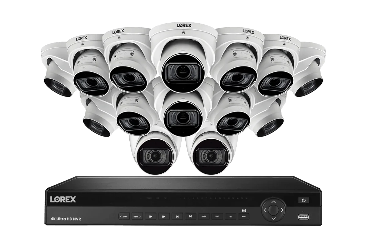 Lorex 4K (16 Camera Capable) 6TB Wired NVR System with Nocturnal 3 Smart IP Turret Cameras with Listen-in Audio and Motorized Varifocal Lenses - Image 10