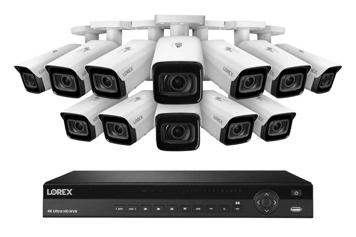 Lorex 4K (16 Camera Capable) 4TB Wired NVR System with Nocturnal 3 Smart IP Bullet Cameras with Motorized Varifocal Lens - Image 7