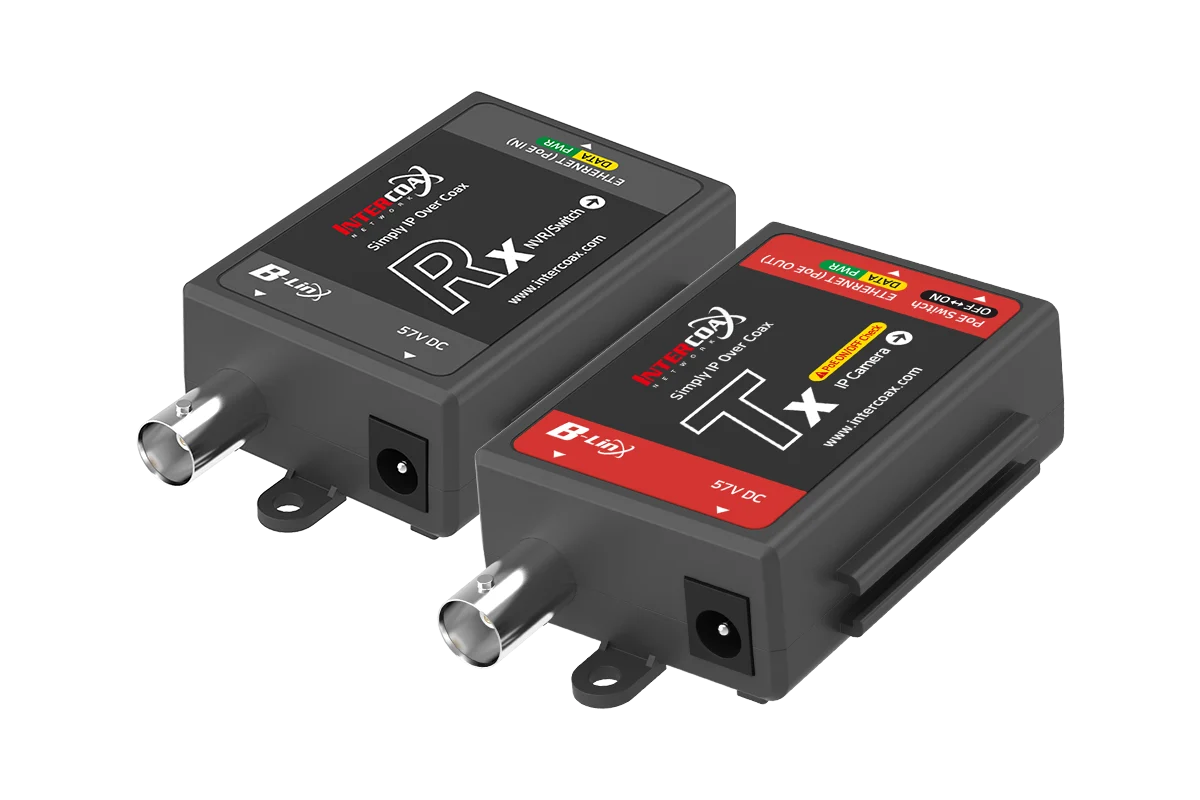 Single Port IP & PoE over Coax Set (400m/1300ft end-to-end converters) - Image 4