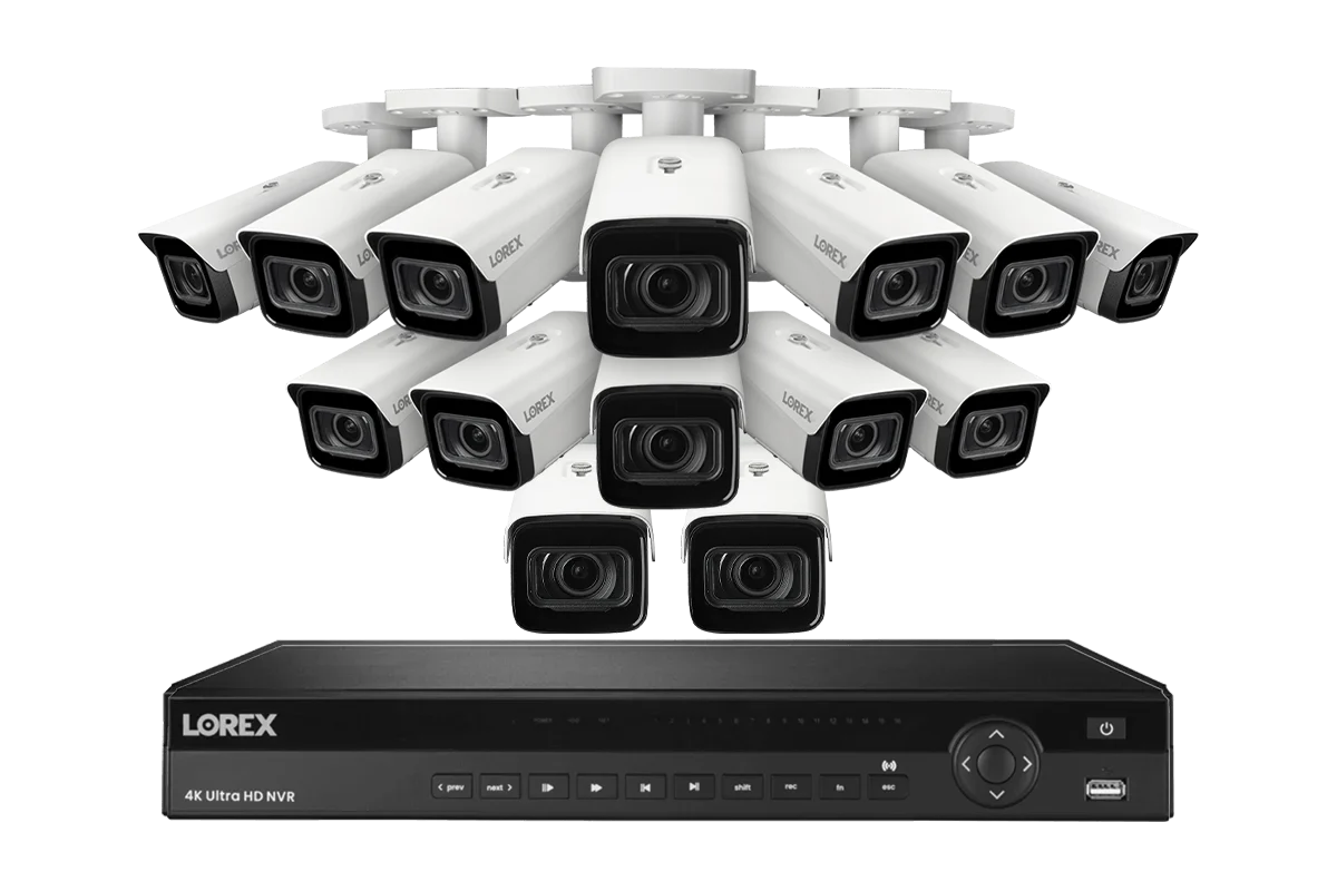 Lorex 4K (16 Camera Capable) 4TB Wired NVR System with Nocturnal 3 Smart IP Bullet Cameras with Motorized Varifocal Lens - Image 9