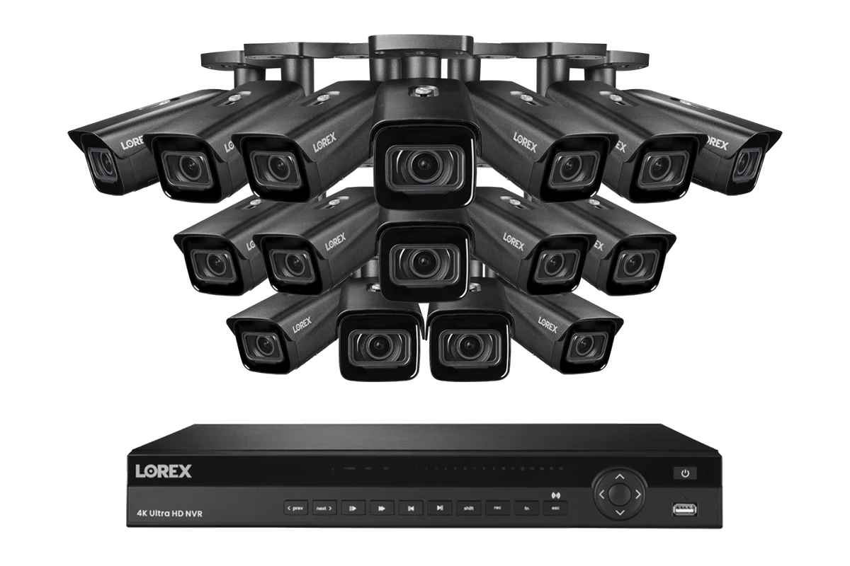 Lorex 4K (16 Camera Capable) 4TB Wired NVR System with Nocturnal 3 Smart IP Bullet Cameras with Motorized Varifocal Lens - Image 6