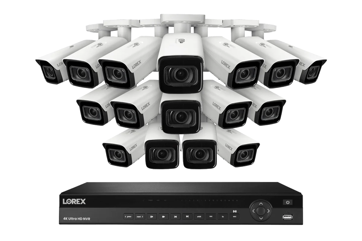 Lorex 4K (16 Camera Capable) 4TB Wired NVR System with Nocturnal 3 Smart IP Bullet Cameras with Motorized Varifocal Lens - Image 8