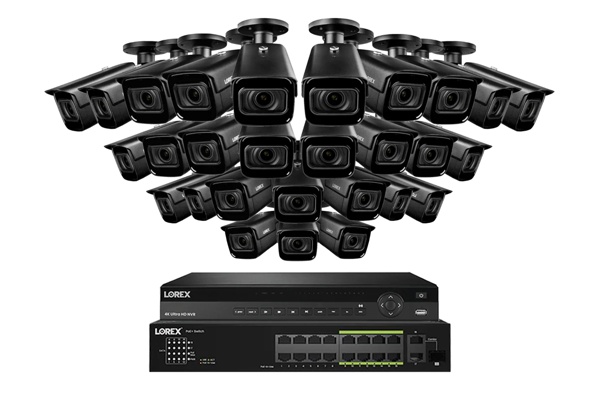 Lorex 4K (32 Camera Capable) 6TB Wired NVR System with Nocturnal 3 Smart IP Bullet Cameras with Motorized Varifocal Lens - Image 8