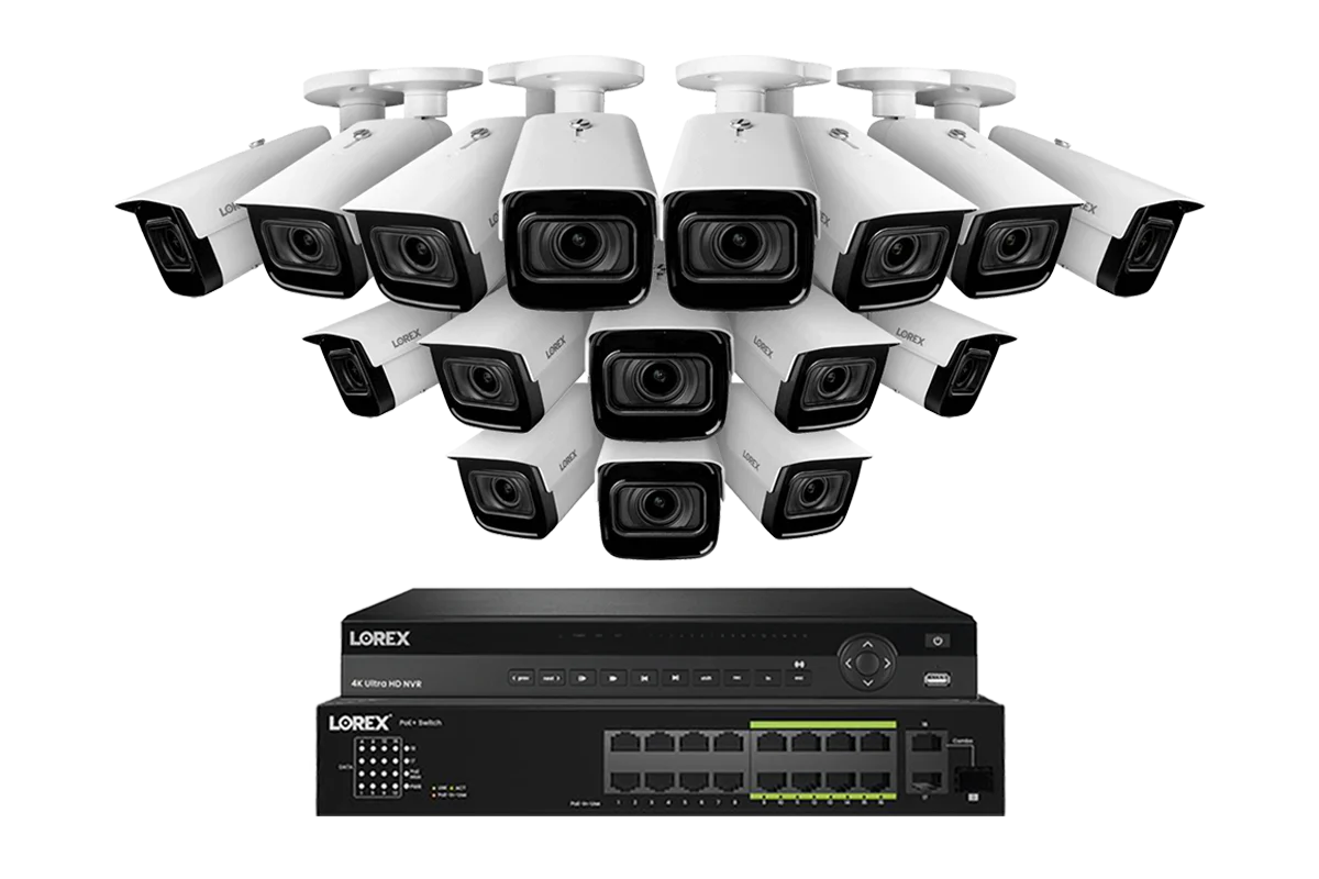 Lorex 4K (32 Camera Capable) 6TB Wired NVR System with Nocturnal 3 Smart IP Bullet Cameras with Motorized Varifocal Lens - Image 9