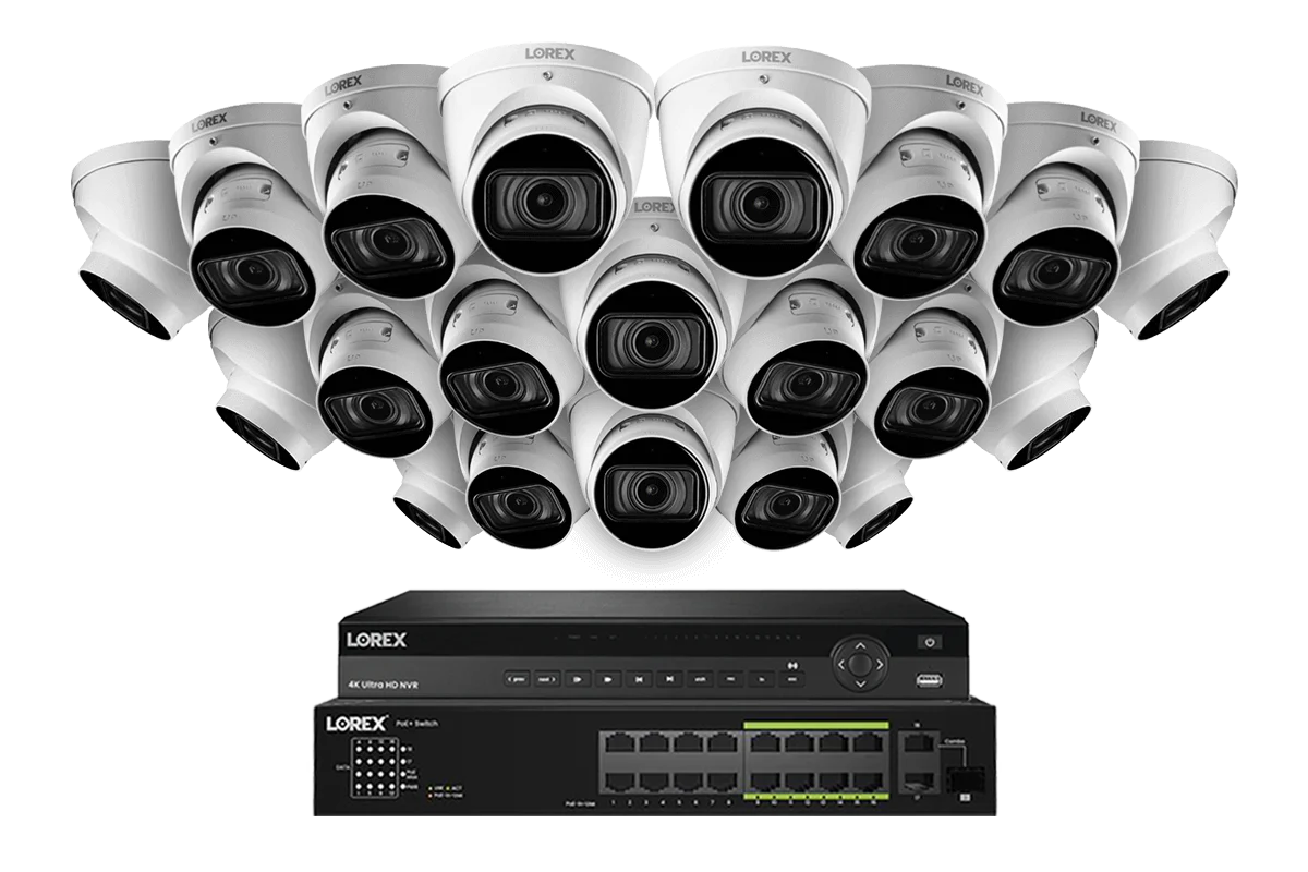 Lorex 4K (32 Camera Capable) 6TB Wired NVR System with Nocturnal 3 Smart IP Turret Cameras with Motorized Varifocal Lens - Image 10
