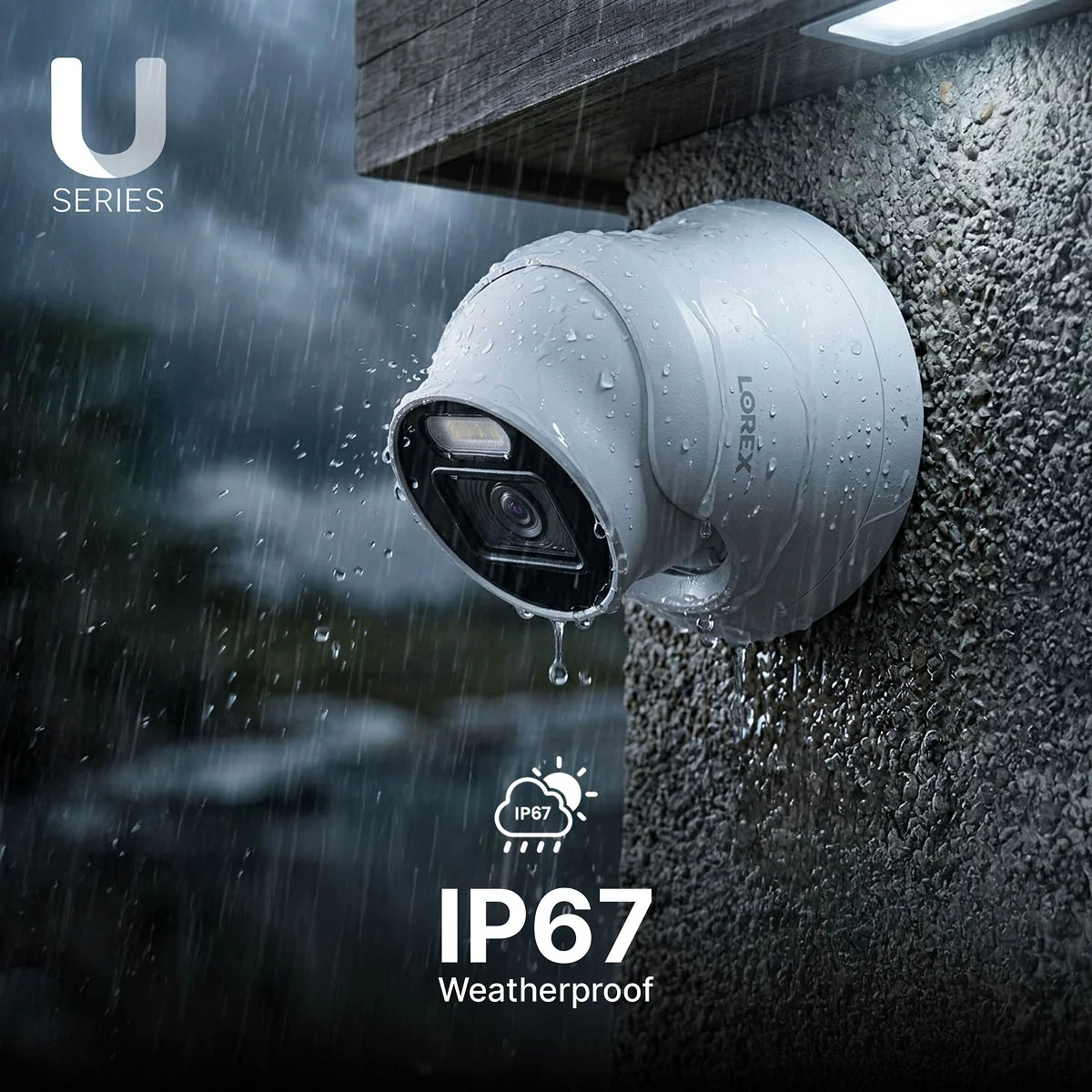 Lorex Connect U3 4K PoE Turret Camera with Red & Blue Deterrence Lights - Image 5