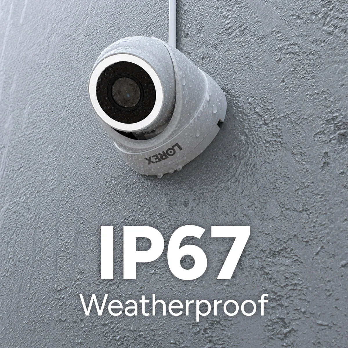 Lorex Connect V3 4K Wired PoE Turret Camera with Smart Security Lighting - White/Black - Image 6