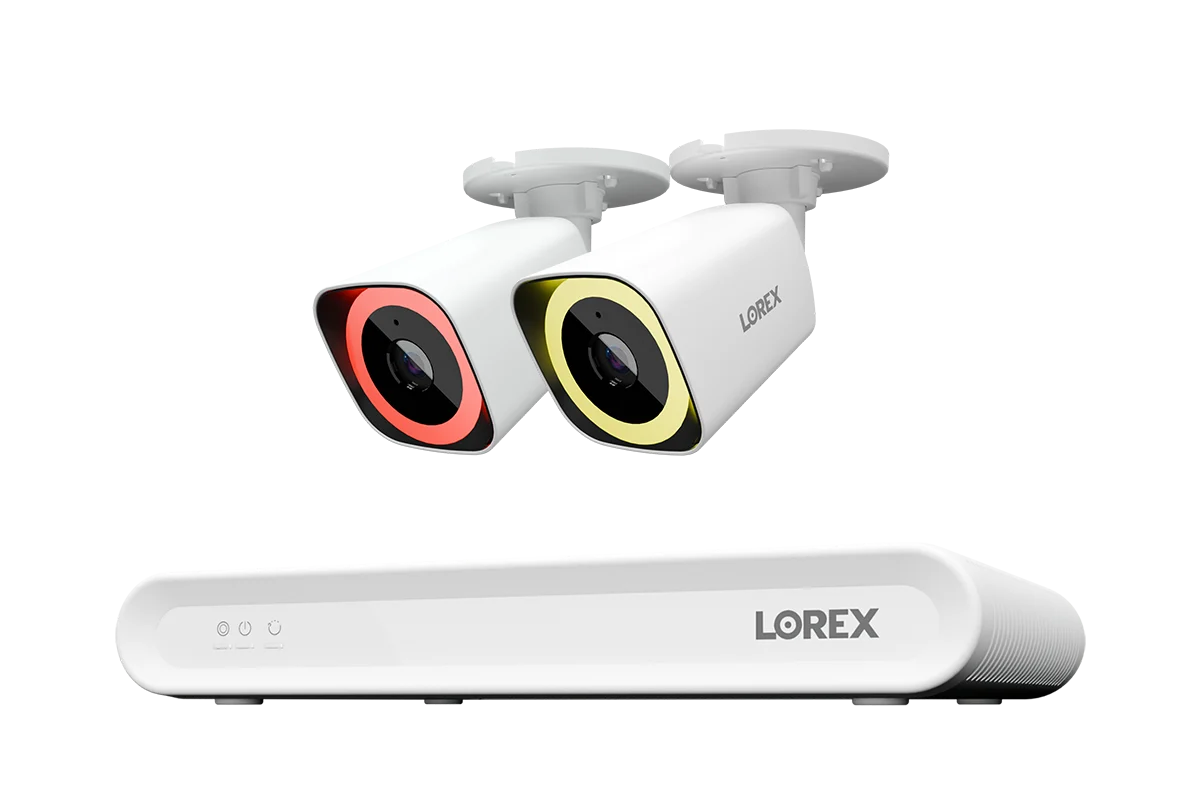 Lorex Connect V Series 4K 8-Channel Wired NVR System with V5 4K PoE Bullet Cameras - 1TB