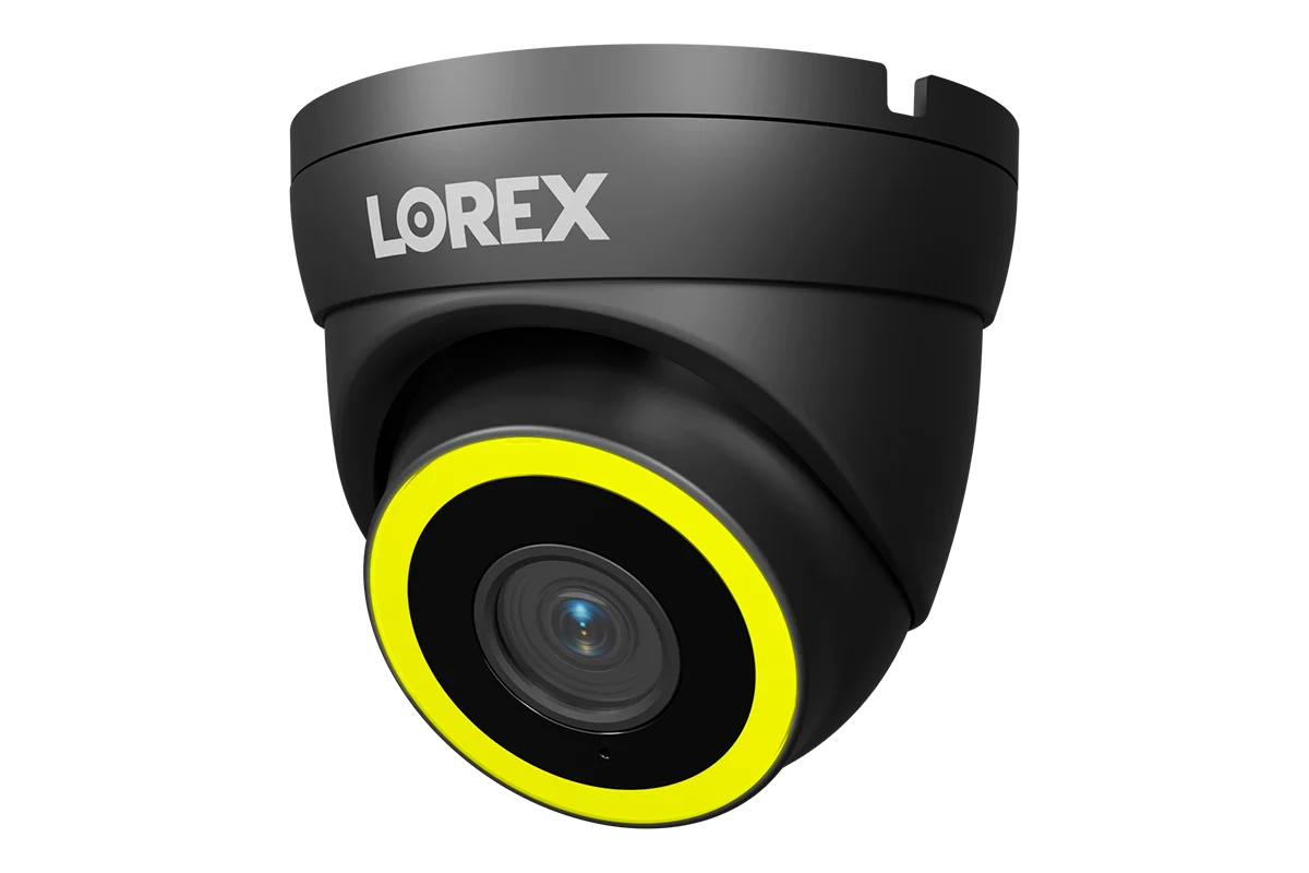 Lorex Connect V5 4K PoE Turret Cameras with Color Smart Security Lighting - White/Black - Image 6