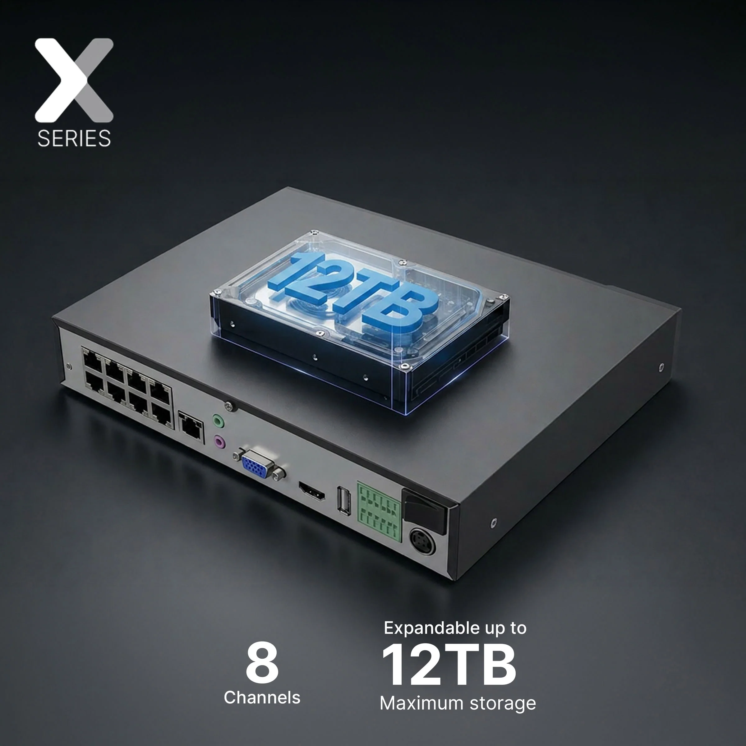 Lorex Connect XC 4K 8-Channel Commercial NVR - 2TB - Image 5