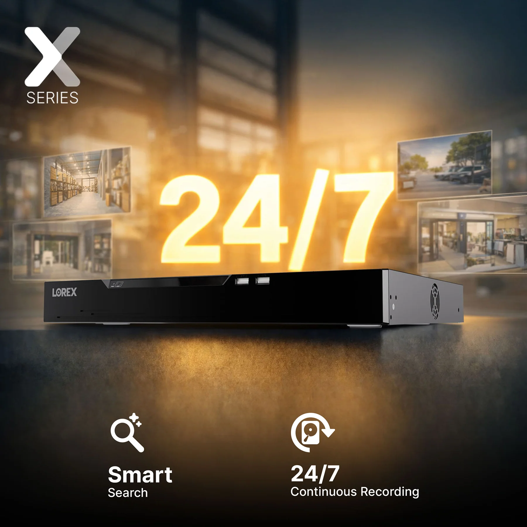 Lorex Connect X Series 4K 16-Channel Wired NVR System with X5 Turret Security Cameras - 4TB - Image 9