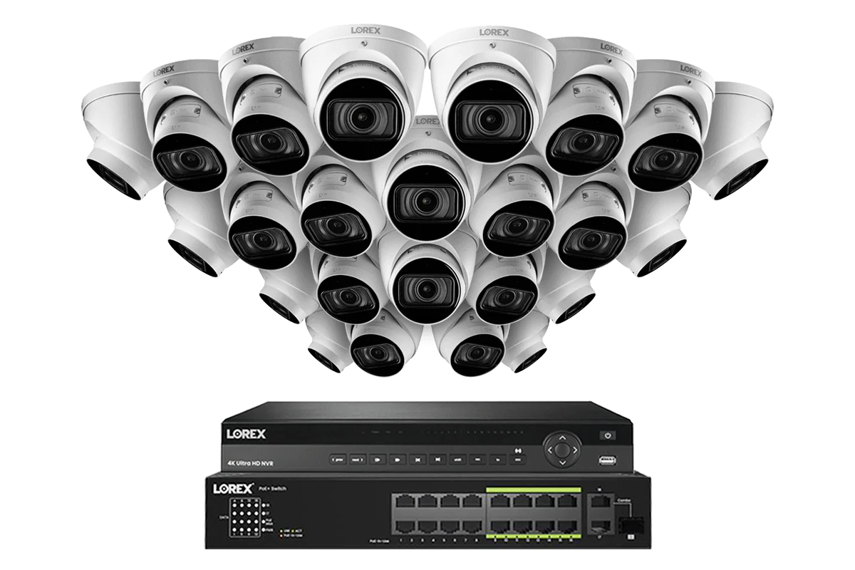 Lorex Elite Series 32-Channel (6TB) 4K IP System with Nocturnal N4 Lite Turret Cameras and PoE Switch - Image 10