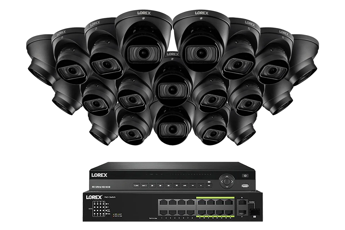 Lorex Elite Series 32-Channel (6TB) 4K IP System with Nocturnal N4 Lite Turret Cameras and PoE Switch - Image 11