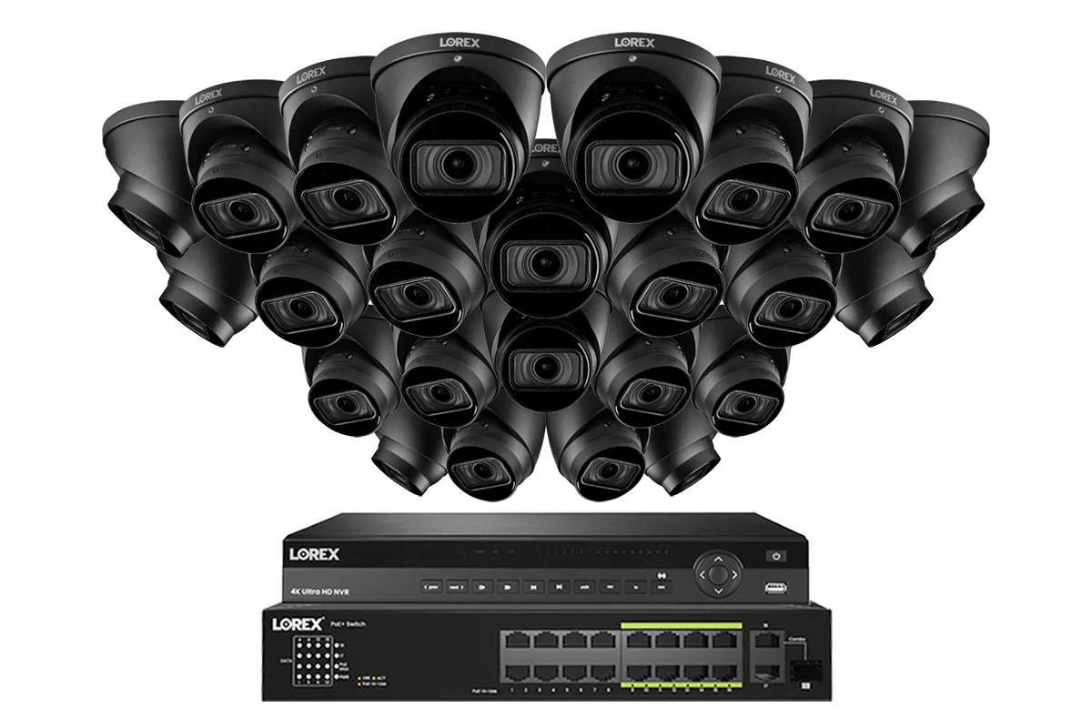 Lorex Elite Series 32-Channel (6TB) 4K IP System with Nocturnal N4 Lite Turret Cameras and PoE Switch - Image 12