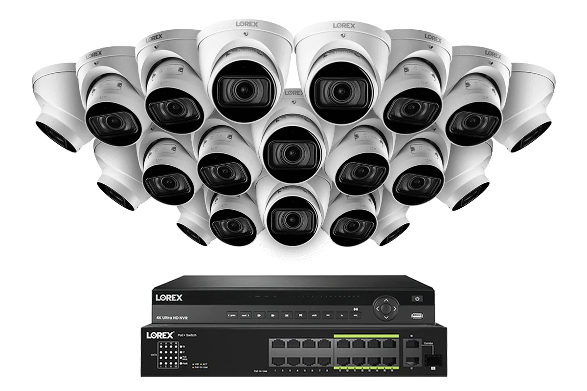 Lorex Elite Series 32-Channel (6TB) 4K IP System with Nocturnal N4 Lite Turret Cameras and PoE Switch - Image 14
