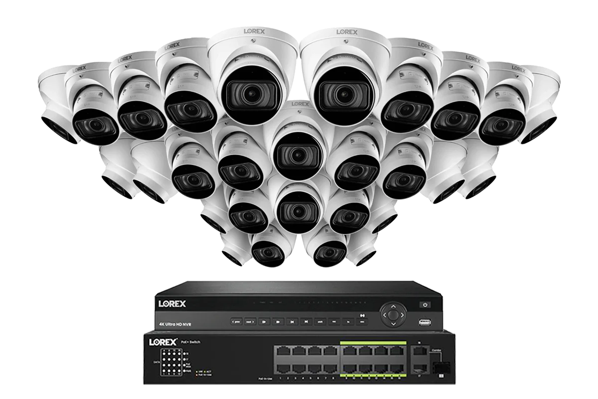 Lorex Elite Series 32-Channel (6TB) 4K IP System with Nocturnal N4 Lite Turret Cameras and PoE Switch - Image 16