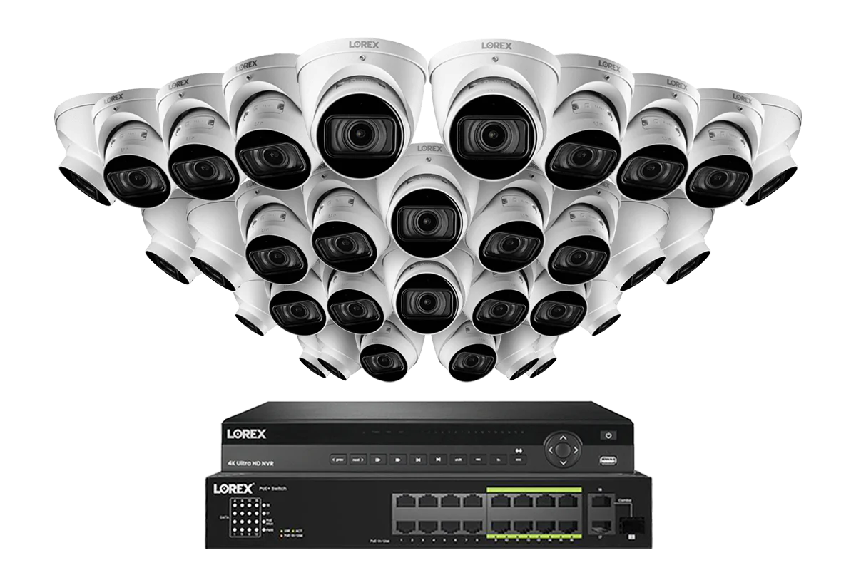 Lorex Elite Series 32-Channel (6TB) 4K IP System with Nocturnal N4 Lite Turret Cameras and PoE Switch - Image 17