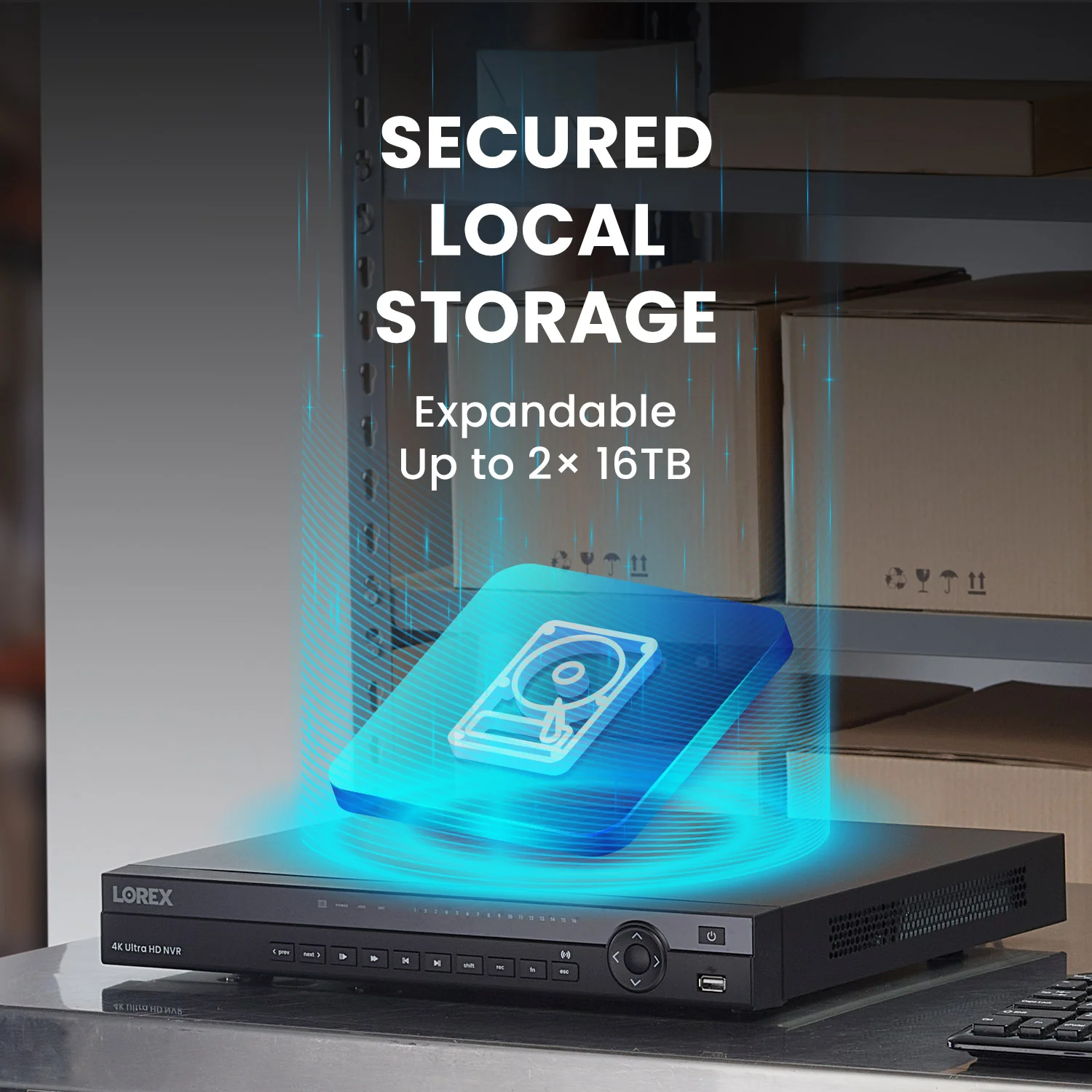Lorex Elite Series 32-Channel (6TB) 4K IP System with Nocturnal N4 Lite Bullet Cameras and PoE Switch - Image 7