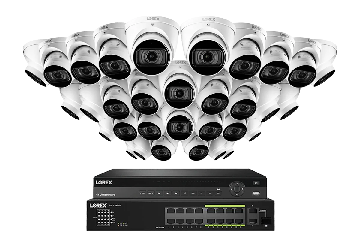 Lorex Elite Series 32-Channel (6TB) 4K IP System with Nocturnal N4 Lite Turret Cameras and PoE Switch - Image 8