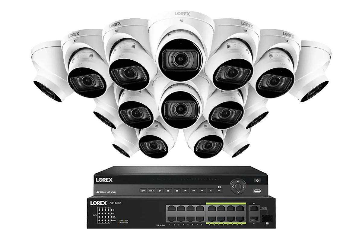 Lorex Elite Series 32-Channel (6TB) 4K IP System with Nocturnal N4 Lite Turret Cameras and PoE Switch - Image 9