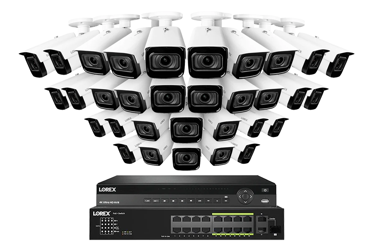 Lorex Elite Series 32-Channel (6TB) 4K IP System with Nocturnal N4 Lite Bullet Cameras and PoE Switch - Image 9