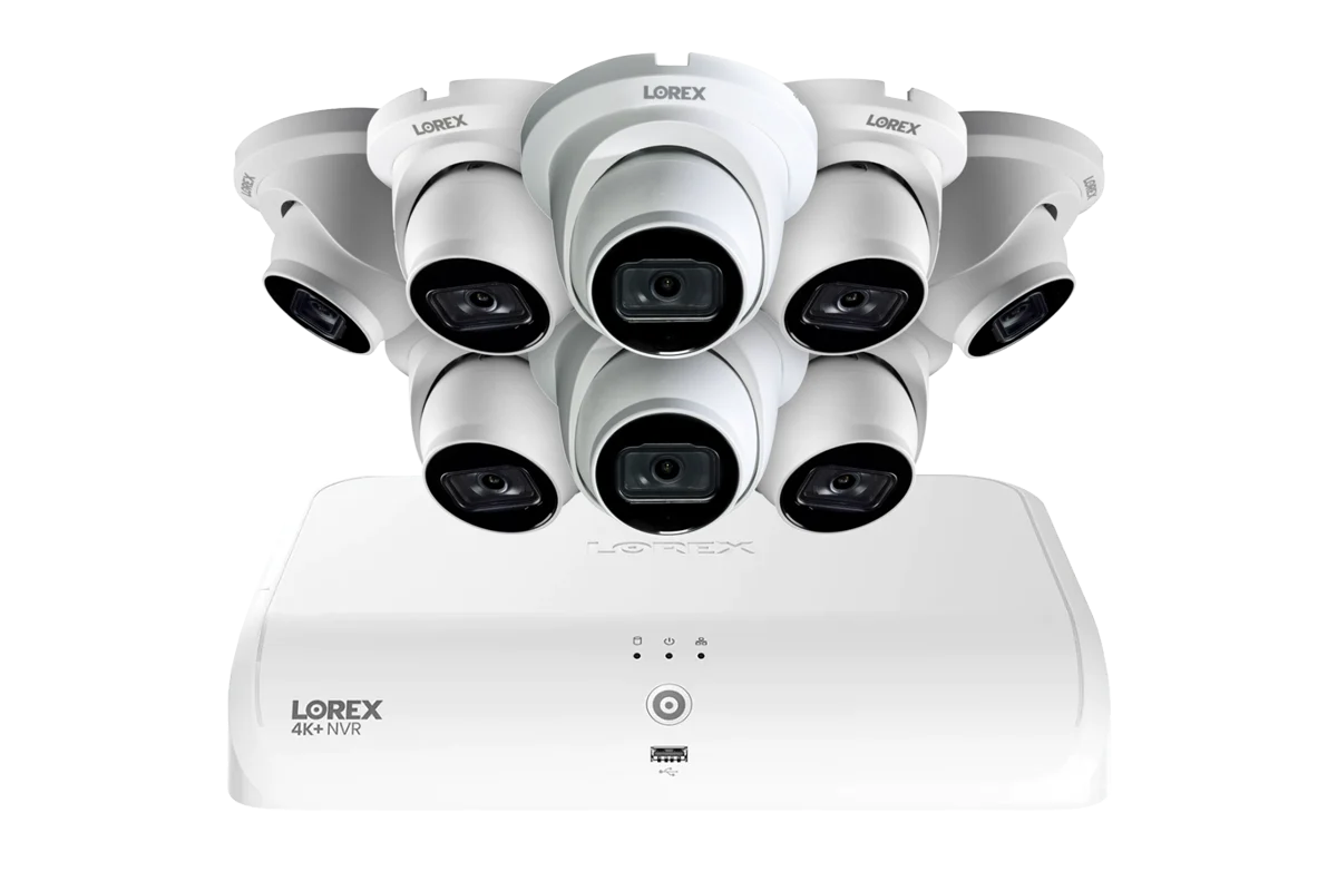 Lorex Fusion Series 4K+ 16 Channel (8 Wired + 8 Fusion Wi-Fi) 2TB Wired System with A14 Wired 4K IP Turret Cameras - Image 6